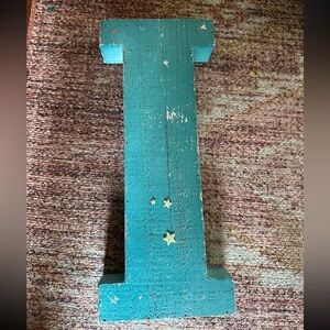 Hobby Lobby Teal Letter I